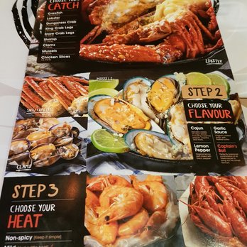 The Captain's Boil - Just one side of a two-sided menu - Cajun/Creole Near Me - Richmond, British Columbia The Captain's Boil - Just one side of a two-sided menu - Cajun/Creole Near Me - Richmond, British Columbia