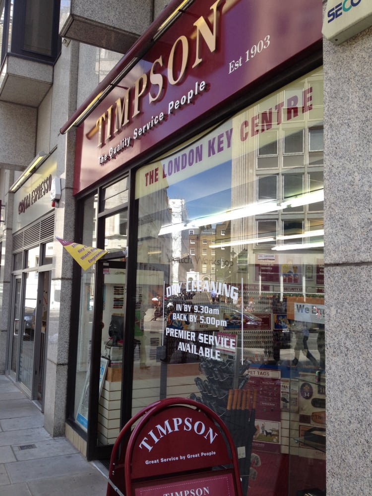 TIMPSON 32 Broadway, London, United Kingdom Shoe Repair Phone