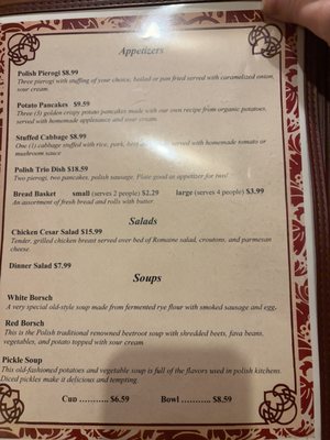 Menu photo 3 Anna's Polish Restaurant Winter Park, FL Menu photo 3 Anna's Polish Restaurant Winter Park, FL