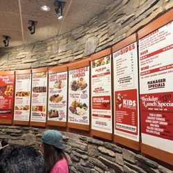 Sizzler - Menu July 2025