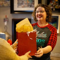 The Christmas Shoppe - When someone gives you a gift from us, you know it's either something fabulous... or a subtle hint to decorate more.
