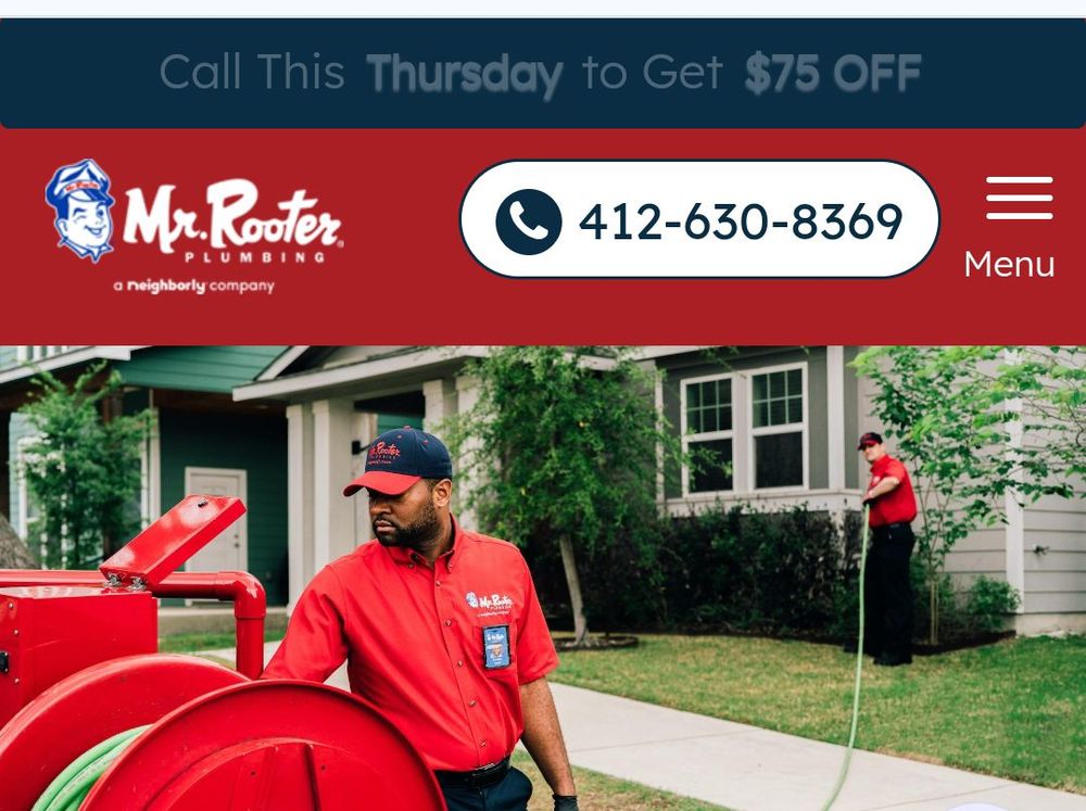 Slide of Mr Rooter Plumbing