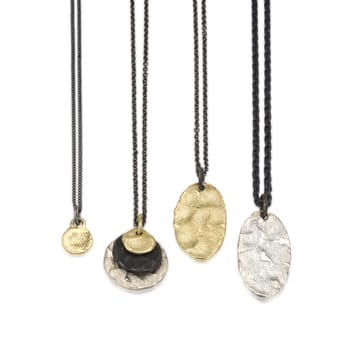 Sarah Graham - Finger Print Collection, 18 K Gold and Oxidized Cobalt Chrome. - Jewelry Near Me - San Francisco, California Sarah Graham - Finger Print Collection, 18 K Gold and Oxidized Cobalt Chrome. - Jewelry Near Me - San Francisco, California