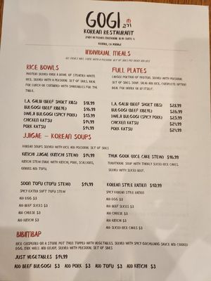 Menu photo 3 Gogi Kenner, LA