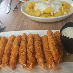 Jai Alai - Great place for pinxos and drinks. Amazing food and great atmosphere. Alot of food for small plates.