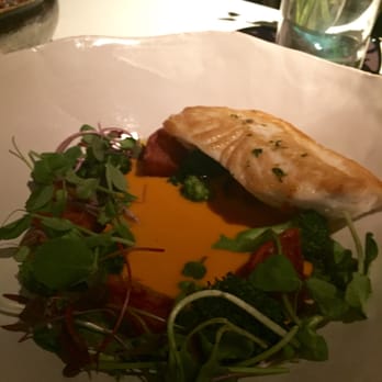 ABC Kitchen - Salmon + spicy carrot sauce - just alright - Breakfast & Brunch Near Me - New York, New York