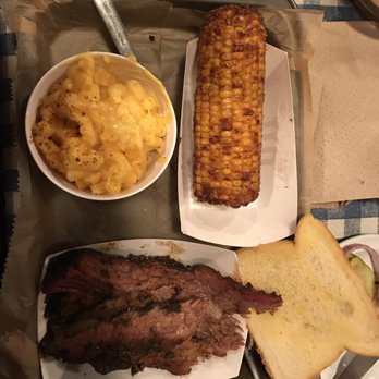 Mark's Feed Store - Brisket Plate with Mac n Cheese and Corn on the Cob! - Barbeque Near Me - Louisville, Kentucky