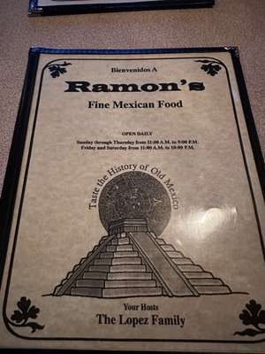 Menu photo 6 Ramon's Mexican Restaurant Rosamond, CA