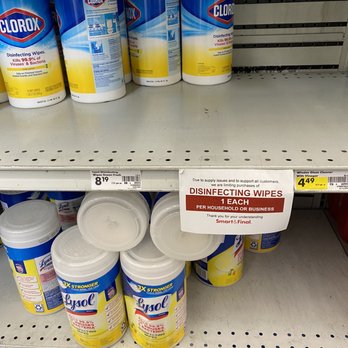 Smart & Final - No sings limiting quantities other then the Lysol wipes. - Grocery Near Me - Inglewood, California