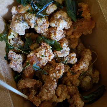 Boba Binge - Spicy popcorn chicken, dry/overcooked. But still edible. - Coffee & Tea Near Me - Oakland, California Boba Binge - Spicy popcorn chicken, dry/overcooked. But still edible. - Coffee & Tea Near Me - Oakland, California