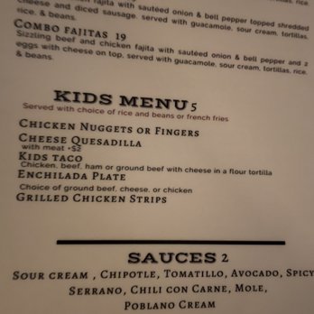 Amigos Aca Y alla - 2-18-2023 Menu - Mexican Near Me - Richardson, Texas