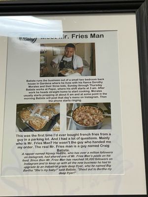 Menu photo 5 Mr Fries Man Gardena, CA