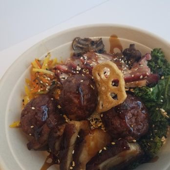 The Cove - This 3 meat bowl is a happy party in my mouth - Poke Near Me - Minneapolis, Minnesota
