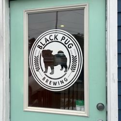 Black Pug Brewing - Door Logo