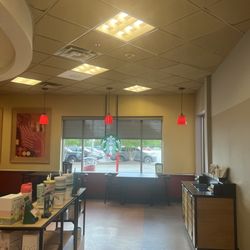 The dining area in the target