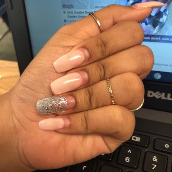 Diva Nails - 5 weeks of having my acrylics in! Need to go in for a new set or a fill soon. - Nail Salons Near Me - Garden Grove, California