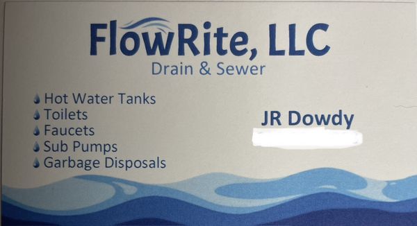 FlowRite Drain & Sewer Logo
