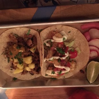 Frida 602 - Al pastor taco (good but spicy) and the shrimp taco (the best) - Bars Near Me - Covington, Kentucky Frida 602 - Al pastor taco (good but spicy) and the shrimp taco (the best) - Bars Near Me - Covington, Kentucky