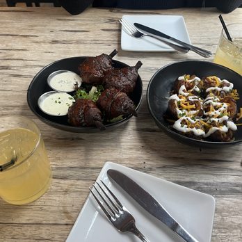 Matlack's Boise - Chicken lollipops and mini baked potatoes - Beer Bar Near Me - Boise, Idaho