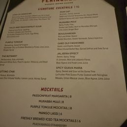 Drink Menu Drink Menu