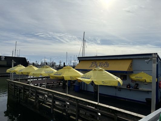 Pajo's Fish & Chips at Steveston Wharf by null