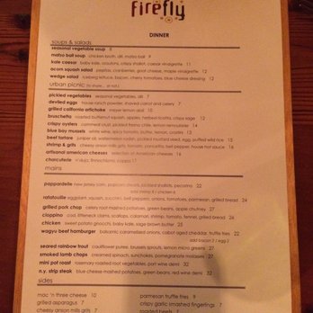 Firefly - New American Near Me - Washington, DC, District of Columbia