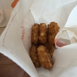 Hash Browns are perfectly cooked!
