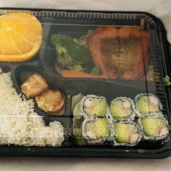 Akira Japanese Restaurant - Salmon teriyaki bento box