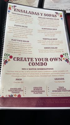 Menu photo 4 El Tapatio Authentic Mexican Restaurant Rainier, OR