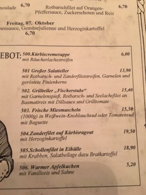 Menu photo 5 Hamburger Fischerstube Hamburg, HH Menu photo 5 Hamburger Fischerstube Hamburg, HH