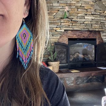 Looney Bean Coffee - Local handmade beaded earrings avail for purchase inside. - Coffee & Tea Near Me - Mammoth Lakes, California Looney Bean Coffee - Local handmade beaded earrings avail for purchase inside. - Coffee & Tea Near Me - Mammoth Lakes, California