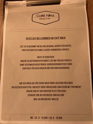 Menu photo 2 Café Nika Bamberg, BY