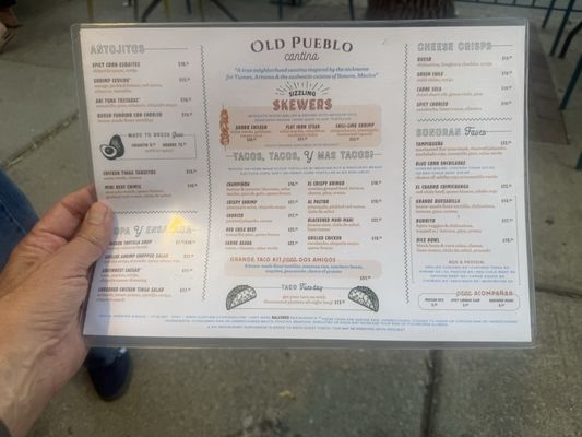 Menu photo 5 Old Pueblo Cantina Chicago, IL Menu photo 5 Old Pueblo Cantina Chicago, IL