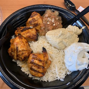 Kebab Daddy - Chicken Breast Bowl - Mediterranean Near Me - Montrose, California