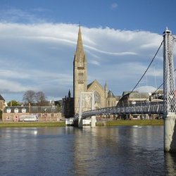 Inverness Bike Tours - The Waterways Tour follows the River Ness with views of the city on our return