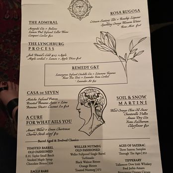 The Remedy - Menu - Cocktail Bars Near Me - Paso Robles, California