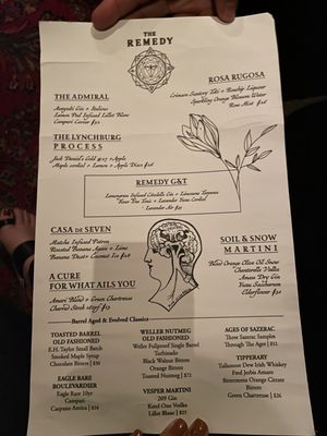 Menu photo 1 The Remedy Paso Robles, CA