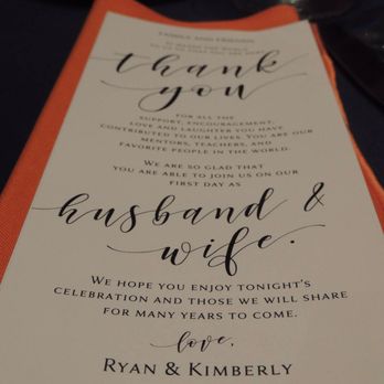 American Graphic Services - Thank you's that we put at each place seating at the reception - Printing Services Near Me - Washington, DC, District of Columbia American Graphic Services - Thank you's that we put at each place seating at the reception - Printing Services Near Me - Washington, DC, District of Columbia