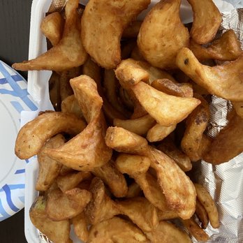 Chick N' Seafood Spot - twisted fries on top and onion rings on the bottom (i mixed them) - Soul Food Near Me - Ann Arbor, Michigan Chick N' Seafood Spot - twisted fries on top and onion rings on the bottom (i mixed them) - Soul Food Near Me - Ann Arbor, Michigan