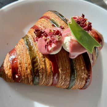 Supermoon Bakehouse - Holiday Red and Green Tri-Color Croissant - Bakeries Near Me - New York, New York Supermoon Bakehouse - Holiday Red and Green Tri-Color Croissant - Bakeries Near Me - New York, New York