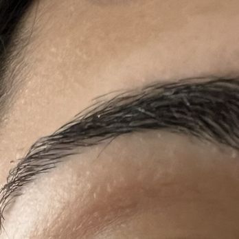 B&B THREADING - Multiple patches missing in the stem of the brow - Threading Services Near Me - Chandler, Arizona