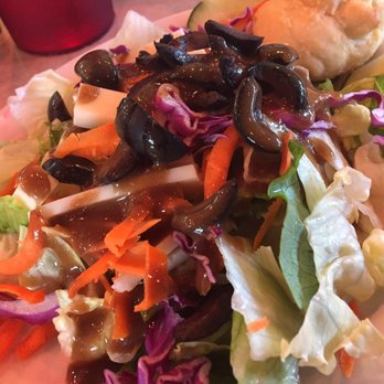 LuBo's NY Pizza - Half of the house salad - Pizza Near Me - Centennial, Colorado