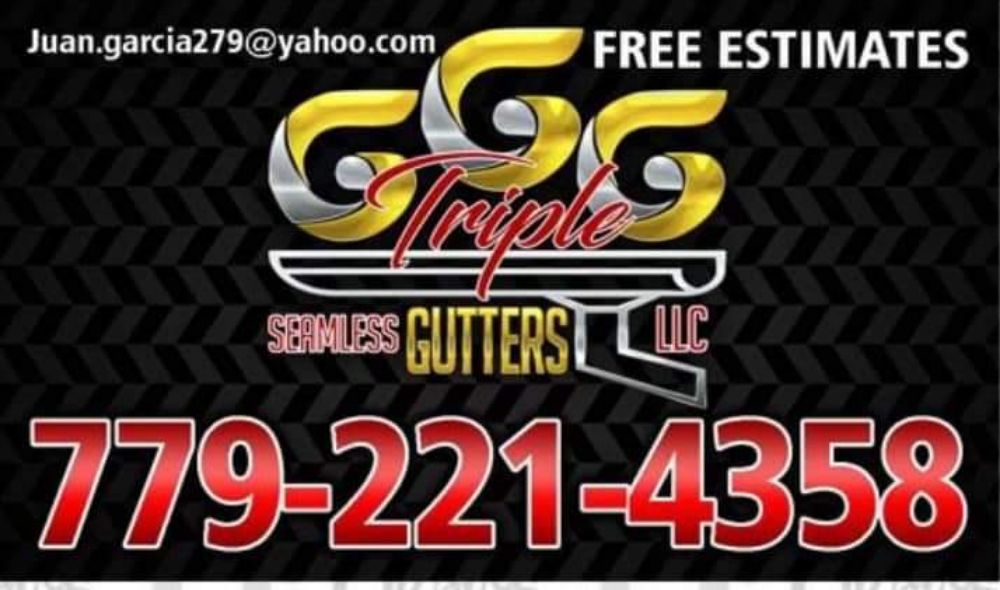 Slide of Triple GGG's Seamless Gutters