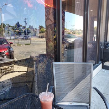 Cafe Rumi - OMG, it's amazing to be sitting outside again!!! - Mediterranean Near Me - Castro Valley, California