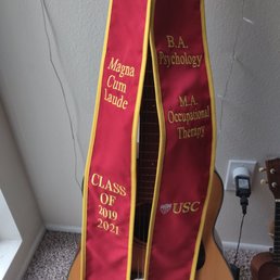 USC grad sash