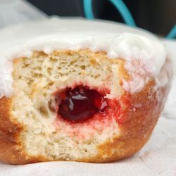 Fully Gluten Free Bakehouse & Market - Raspberry filled donut