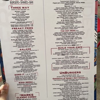 Grill Marks - Menu - Burgers Near Me - Greenville, South Carolina Grill Marks - Menu - Burgers Near Me - Greenville, South Carolina