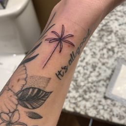 Little palm tree as my SC souvenir. Done by Shane!