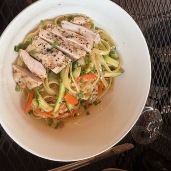 Marble & Oak - Pasta primavera with chicken - Cocktail Bars Near Me - Forks, Washington Marble & Oak - Pasta primavera with chicken - Cocktail Bars Near Me - Forks, Washington
