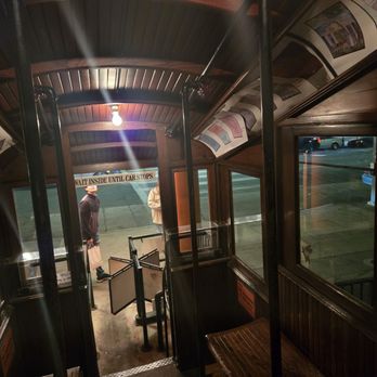Angels Flight Railway - Inside of railway car - Trains Near Me - Los Angeles, California Angels Flight Railway - Inside of railway car - Trains Near Me - Los Angeles, California